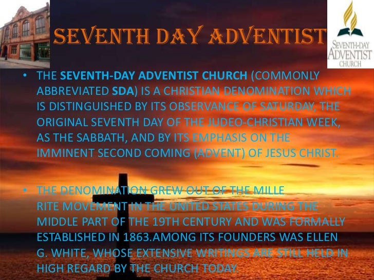 Seventh A Are Day Cult Adventists Seventh A Are Day Cult Adventists